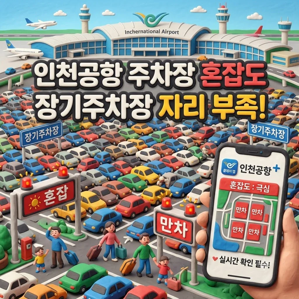 인천공항 주차장 혼잡도