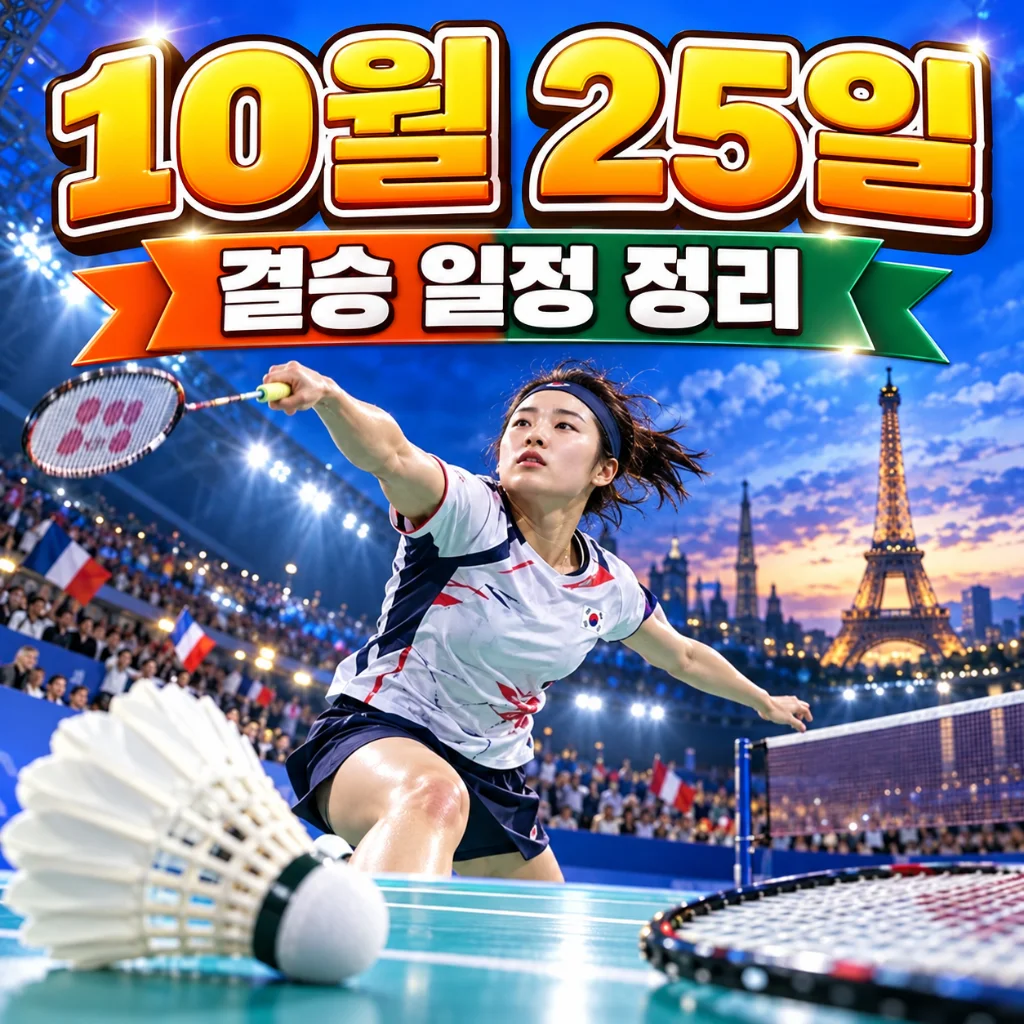 안세영 프랑스오픈 결승시간